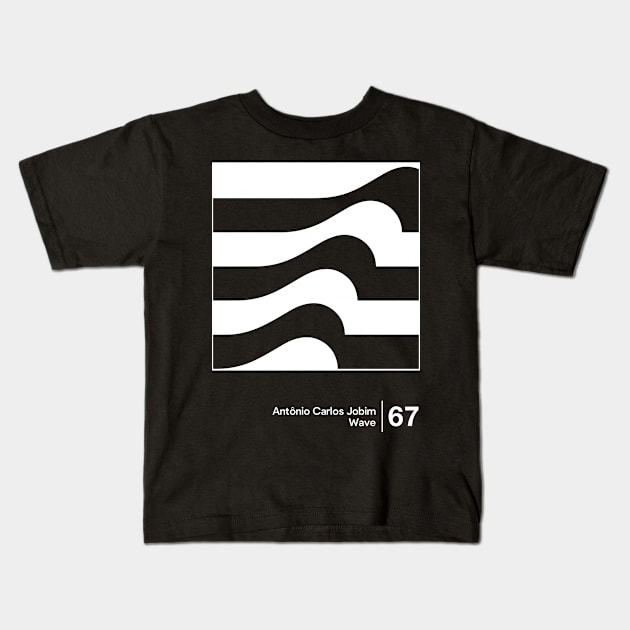 Wave / Minimal Style Graphic Artwork Design Kids T-Shirt by saudade